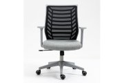 Židle kancelářská šedá/černá Q-320