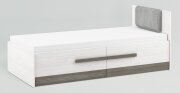 Postel borovice sněhová/new grey 90 cm BLANCO 16