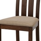 Židle jídelní ořech/béžová BC-2602 WAL