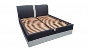 Čalouněná postel s úložným prostorem šedá/antracit 180x200 storage XL ARKLOW
