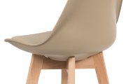 Židle barová cappuccino/masiv buk CTB-801 CAP