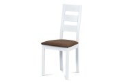 Židle jídelní bílá BC-2603 WT