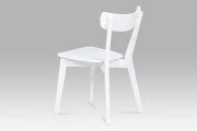 Židle jídelní bílá AUC-008 WT