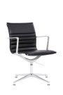 Kancelářská židle černá kůže 9045 SOPHIA P03