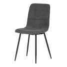 Židle jídelní čalouněná žlutá CT-281 GREY2
