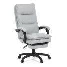 Křeslo kancelářské s podnožkou šedé KA-Y350 GREY