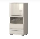 Vitrína béžový lesk PIANO V60-1KS1F
