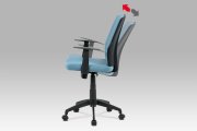 Židle kancelářská modrá CARI