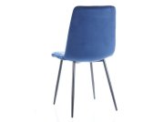 Jídelní židle tmavě modrá MILA D VELVET
