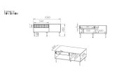 Konferenční stolek cashmere/MDF cashmere SOFIE 10