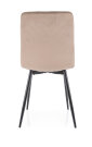 Židle jídelní cappuccino DAREN VELVET