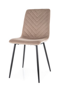 Židle jídelní cappuccino DAREN VELVET