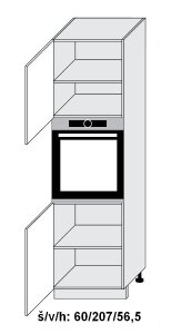 Dolní skříňka vysoká MALMO PEMBROKE 60 cm                                                                                                                                                             