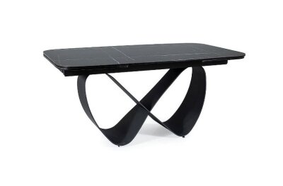 Stůl jídelní rozkládací azario black INFINITY CERAMIC