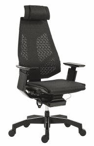Kancelářská židle černá GENIDIA (BB)
