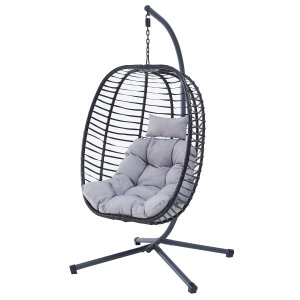 Zahradní závěsné křeslo antracit AZ-V1289 GREY