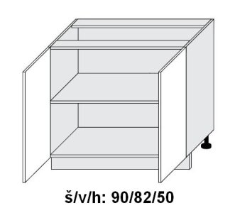 Dolní skříňka QUANTUM GRAPHITE 90 cm