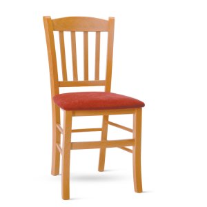 Židle jídelní s čalouněným sedákem VENETA