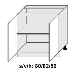 Dolní skříňka FORST DUB HIKORY 80 cm