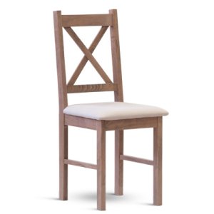 Židle masiv s čalouněným sedákem TERA 79
