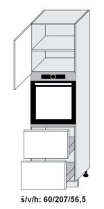 Dolní skříňka vysoká MALMO PEMBROKE 60 cm                                                                                                                                                             