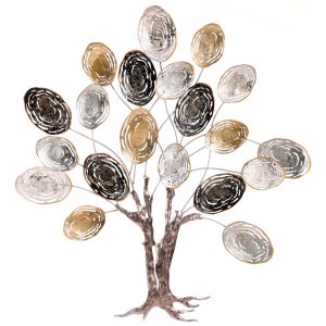 Kovová nástěná dekorace strom FB-1482