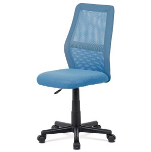 Židle kancelářská dětská modrá s ekokůží KA-Z101 BLUE