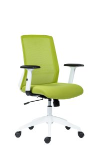 Kancelářská židle zelená NOVELLO WHITE
