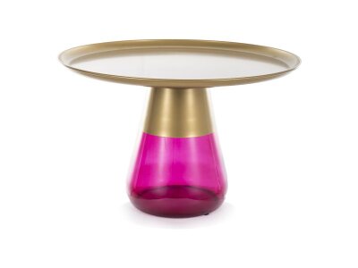 Stolek konferenční zlatý/fialový TIFFANY GOLD B