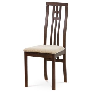 Židle jídelní ořech/krém BC-2482 WAL