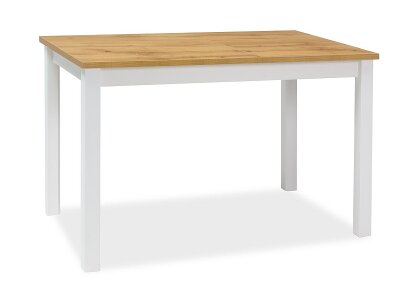 Stůl jídelní dub votan/bílá 100x60 ADAM