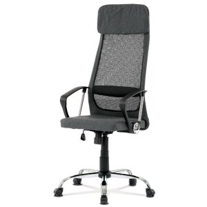 Židle kancelářská šedá KA-Z206 GREY