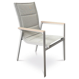 Židle zahradní šedá AZC-S1110 GREY