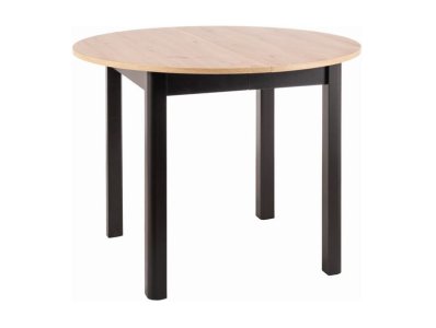 Jídelní stůl dub artisan/černá DANTE