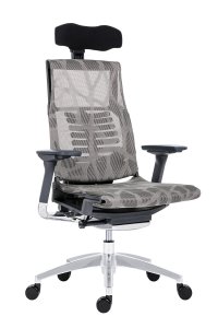 Kancelářská židle šedý rám POFIT DARK GREY
