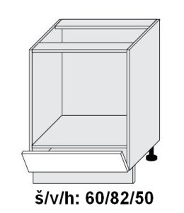 Dolní skříňka PLATINUM WHITE 60 cm
