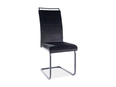 Židle jídelní H-441 černá/černá VELVET