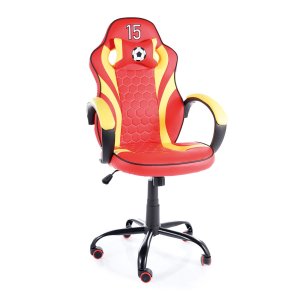 kancelářská židle červená/žlutá SPAIN