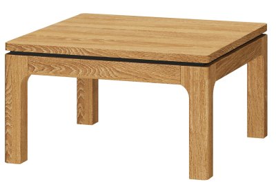 Konferenční stolek zlatý dub/černá mat PORTO 41