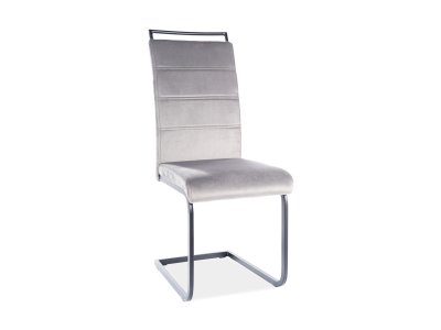 Židle jídelní h-441 černá/šedá VELVET