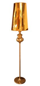 Lampa stojací zlatá KL216