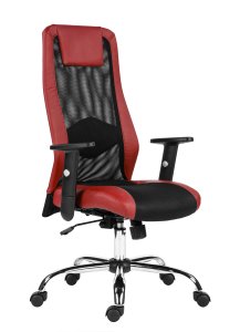 Kancelářská židle červená SANDER