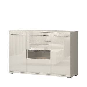 Komoda kombinovaná béžový lesk PIANO K150-3K2F