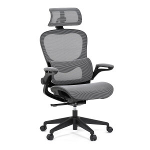 Kancelářská židle šedá KA-Y356 GREY