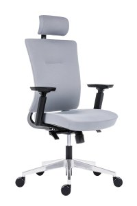 Kancelářská židle šedá síť/černá látka NEXT PDH ALL UPH