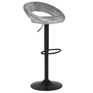 Židle barová šedá/černá AUB-822 GREY4