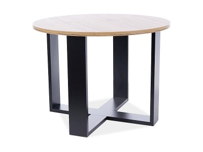 Konferenční stolek dub votan/černá pr.65 EGOA