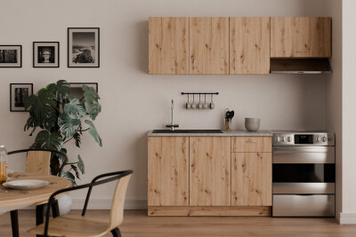 Kuchyňská sestava dub artisan LAMA 180 cm