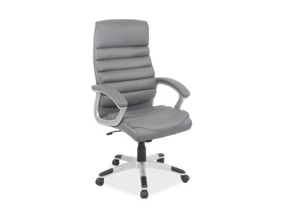 Židle kancelářská světle šedá Q-087