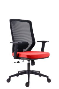 Kancelářská židle červená NEW ZEN D3